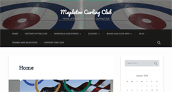 Desktop Screenshot of mapletoncurlingclub.org